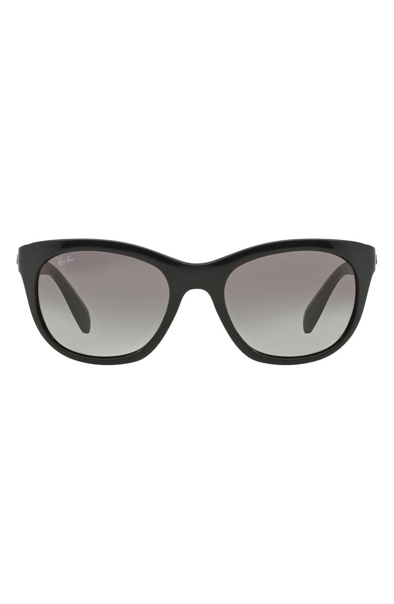 Ray-Ban 'Highstreet' 56mm Sunglasses, Main, color, Black