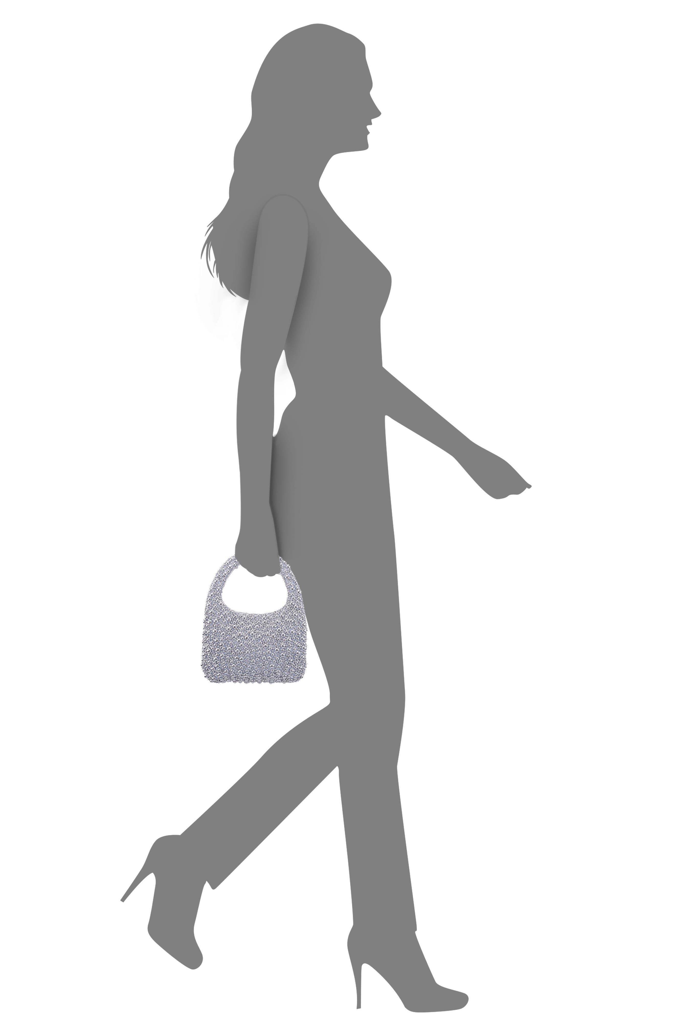 Nina Zariah Bubble Bead Top Handle Bag, Alternate, color, 