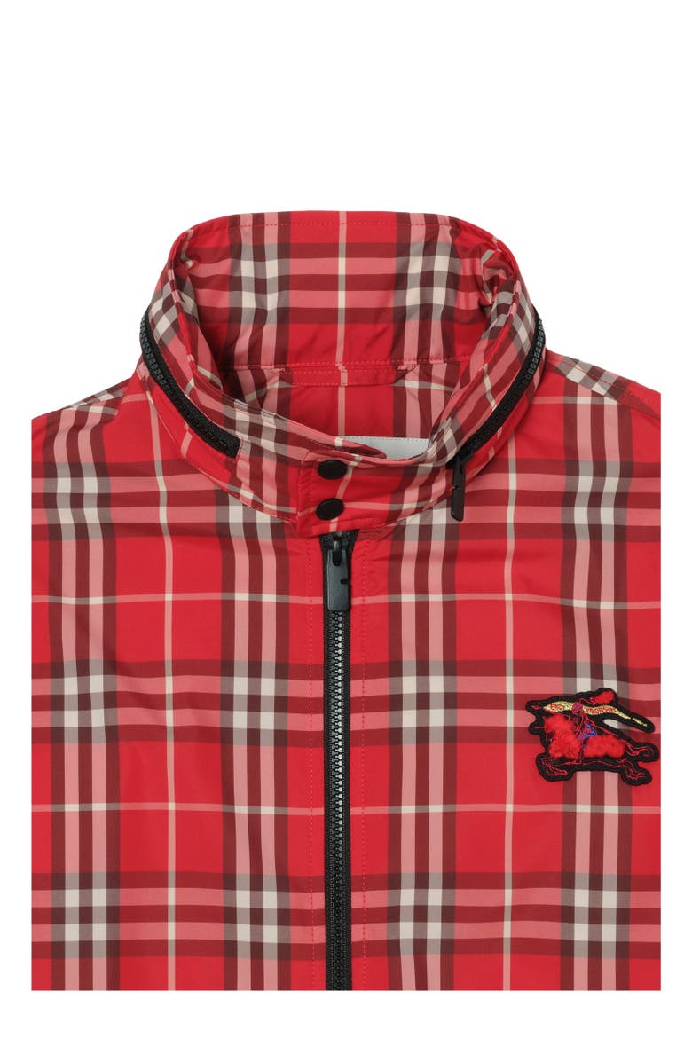Knight Check Jacket, Alternate, color, Crayon red