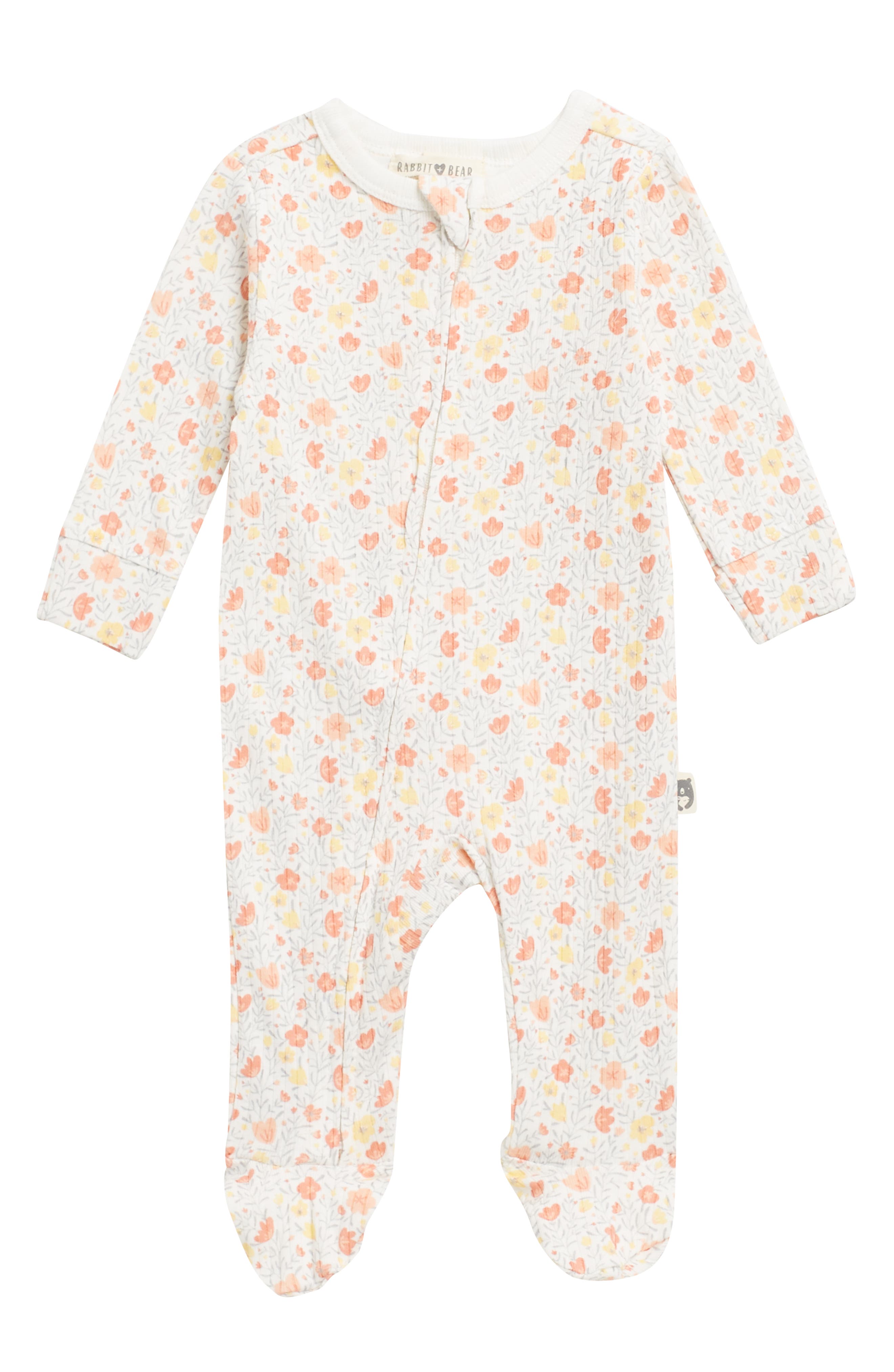 RABBIT AND BEAR ORGANIC Organic Cotton Floral Print Coverall (Women ...