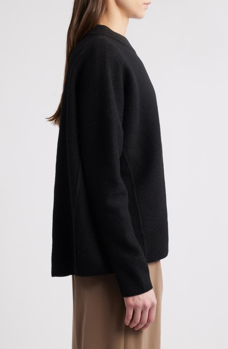 COS Oversize Boiled Wool Sweater, Alternate, color,