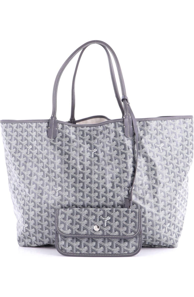Pre-Owned Goyard Saint Louis Tote Coated Canvas GM, Alternate, color, Gray