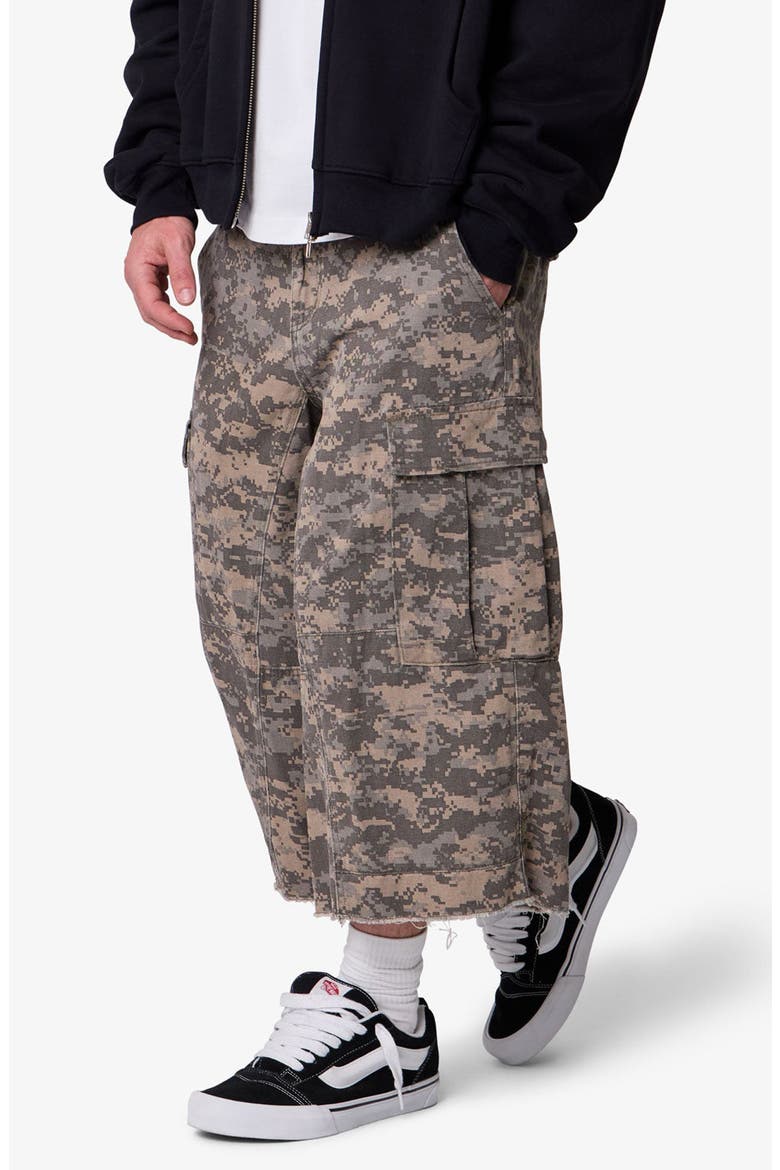 Extra Long Cargo Shorts, Alternate, color, DIGI CAMO
