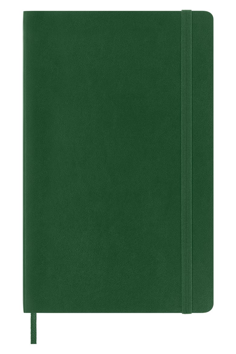 Large Ruled Softcover Notebook, Alternate, color, MYRTLE GREEN