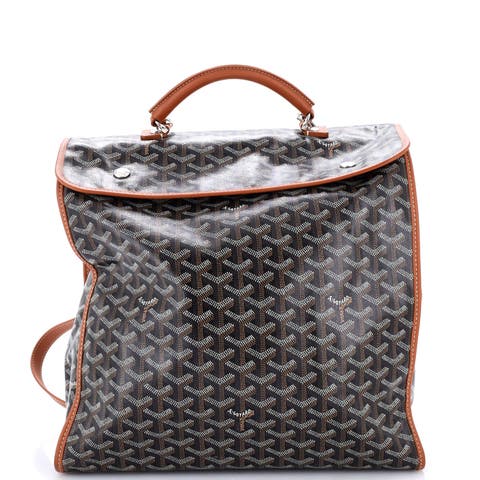 Saint Leger Briefcase Backpack Coated Canvas