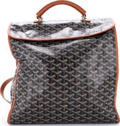 Pre-Owned Goyard Saint Leger Briefcase Backpack Coated Canvas