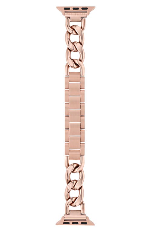 Ted Baker 18mm Apple Watch® Watchband In Rose Goldone
