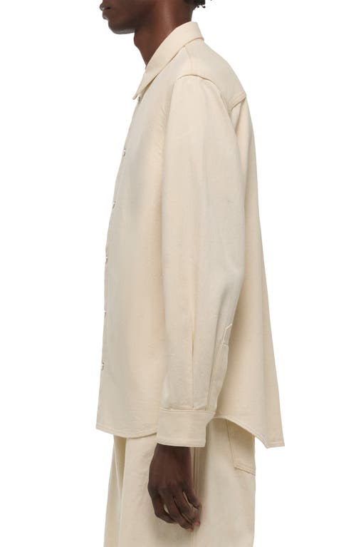 Helmut Lang Classic Denim Shirt In Neutral