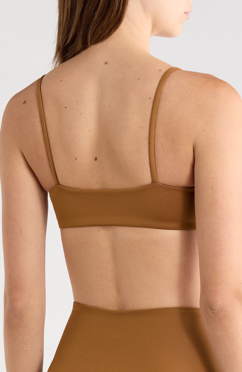 LEFT ON FRIDAY Pool Days Bikini Top, Alternate, color, Tan Lines Brown