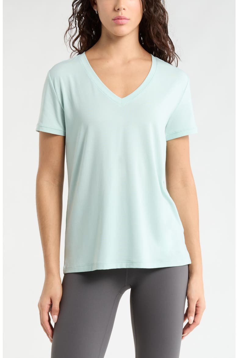 Breathe Active T-Shirt, Main, color, TEAL TIDE
