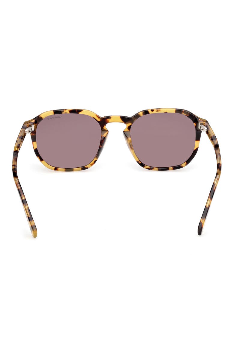 Geometric Sunglasses, Alternate, color, BLONDE HAVANA / BROWN