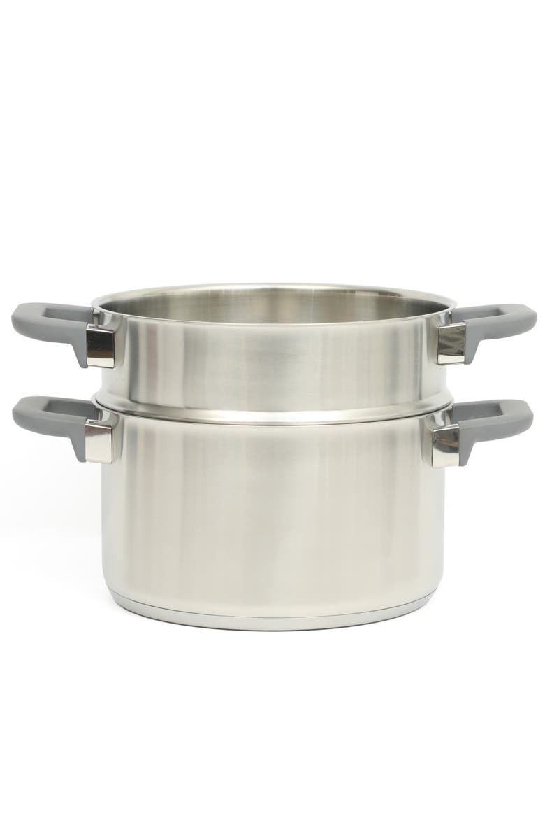 OSTER Beauford 9-Piece Stainless Steel Pots and Pans Cookware Set, Alternate, color, Silver