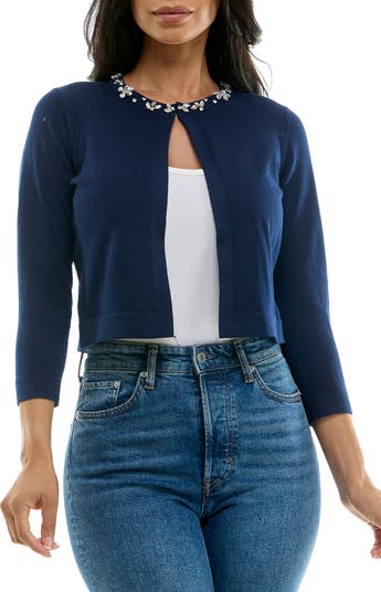 Embellished Bolero Cardigan