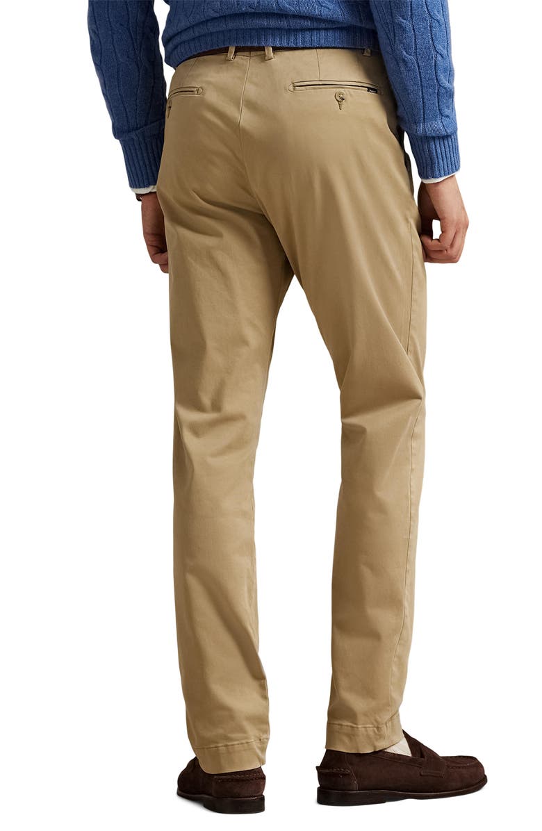 Polo Ralph Lauren Jarrett Slim Fit Sateen Pants, Alternate, color, Khaki