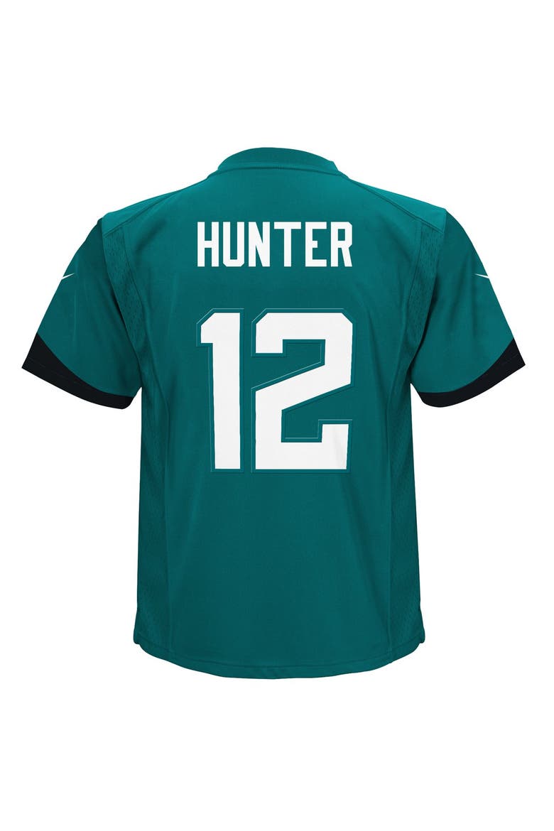 Preschool Nike Travis Hunter Teal Jacksonville Jaguars Team Game Jersey, Alternate, color, Teal