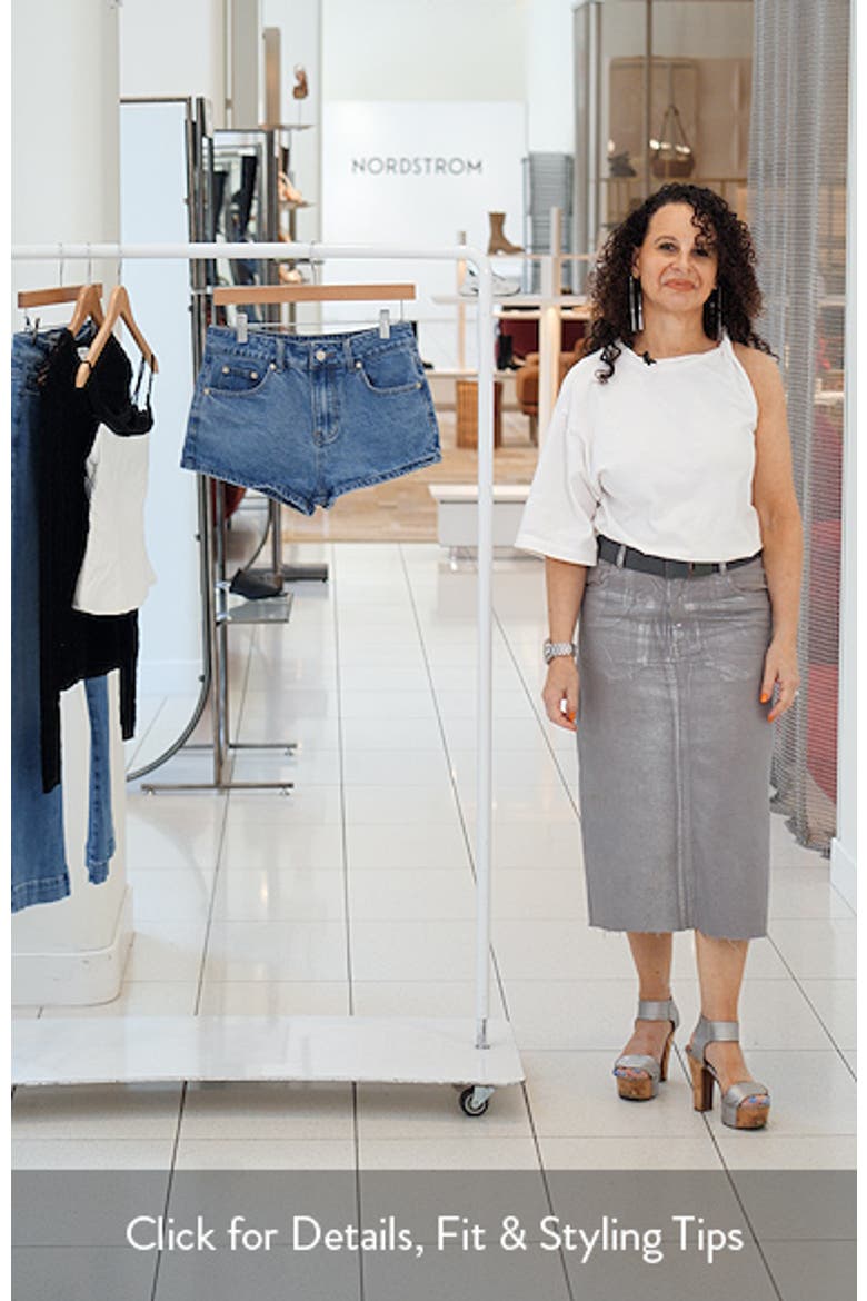 Bow Pocket High Waist Denim Shorts video