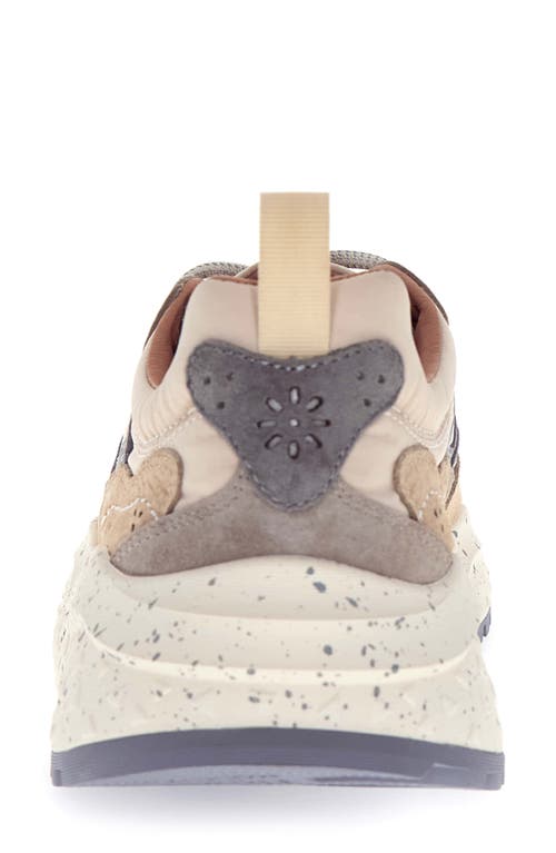 Flower Mountain Solin Sneaker In Animal Print
