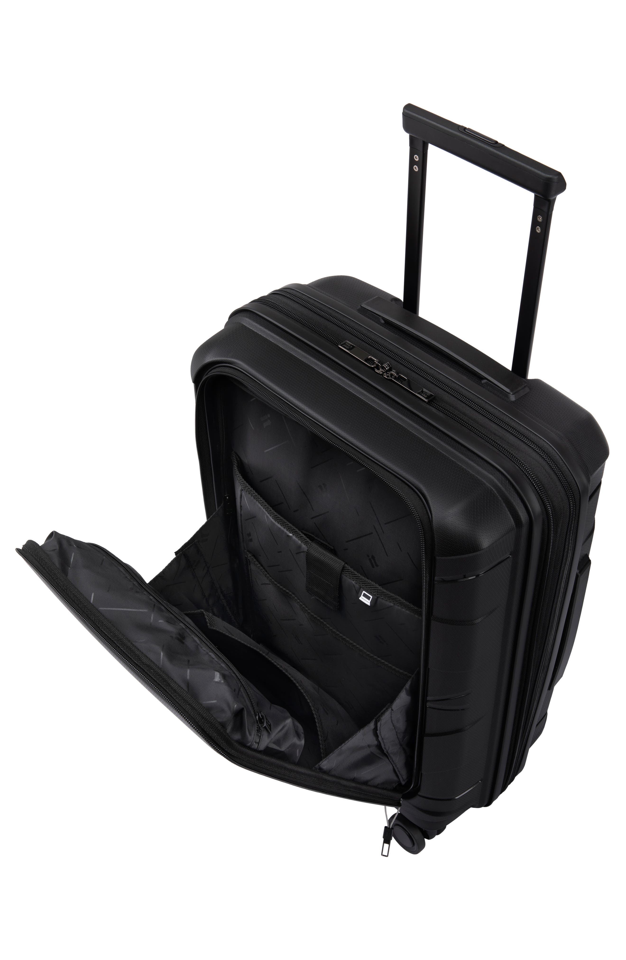 IT LUGGAGE Momentous 21-Inch Hardside Carry-On Luggage, Alternate, color, Black