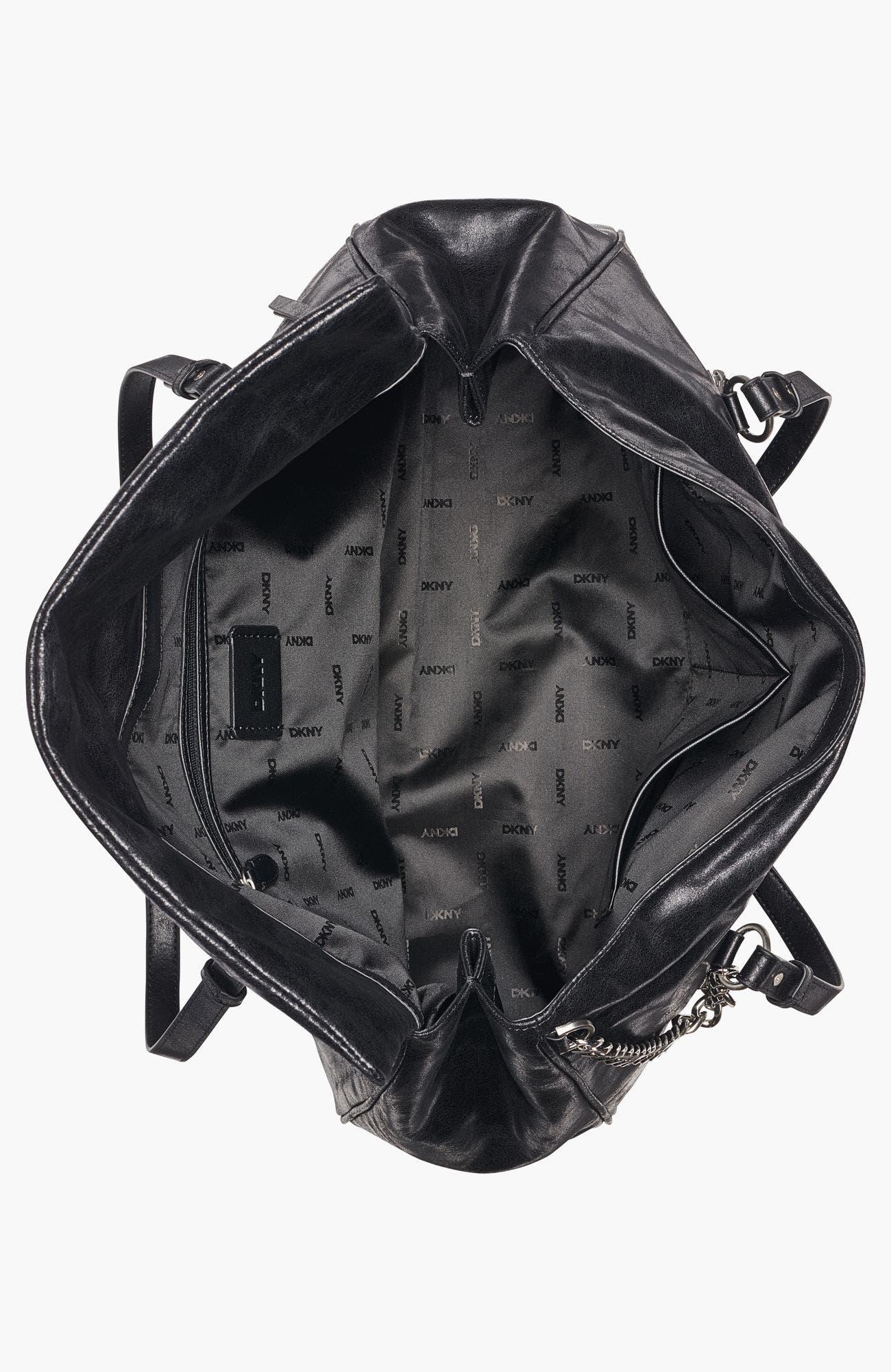 Skye Large Satchel, Alternate, color, Black/Silver
