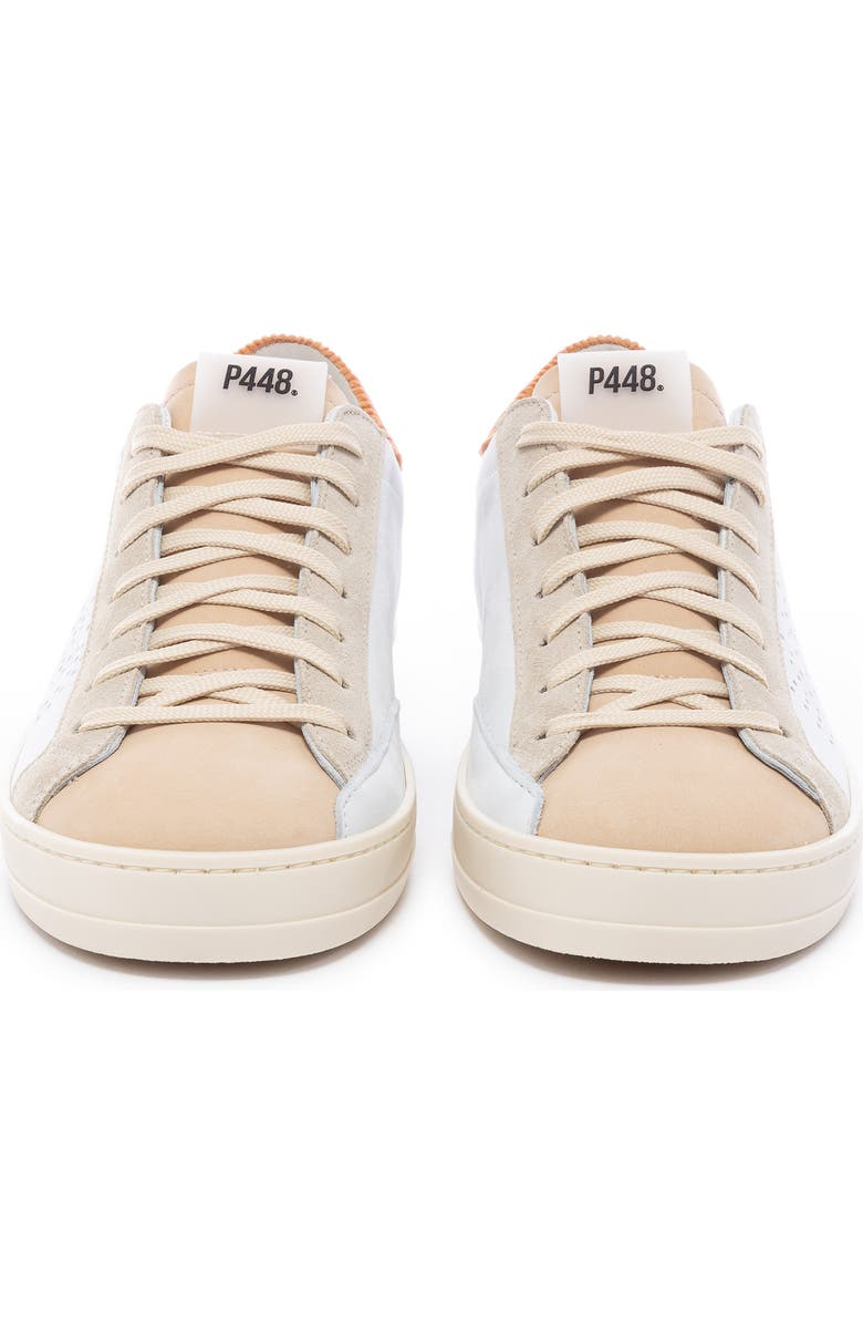P448 John Low Top Sneaker, Alternate, color, Whi-Camel