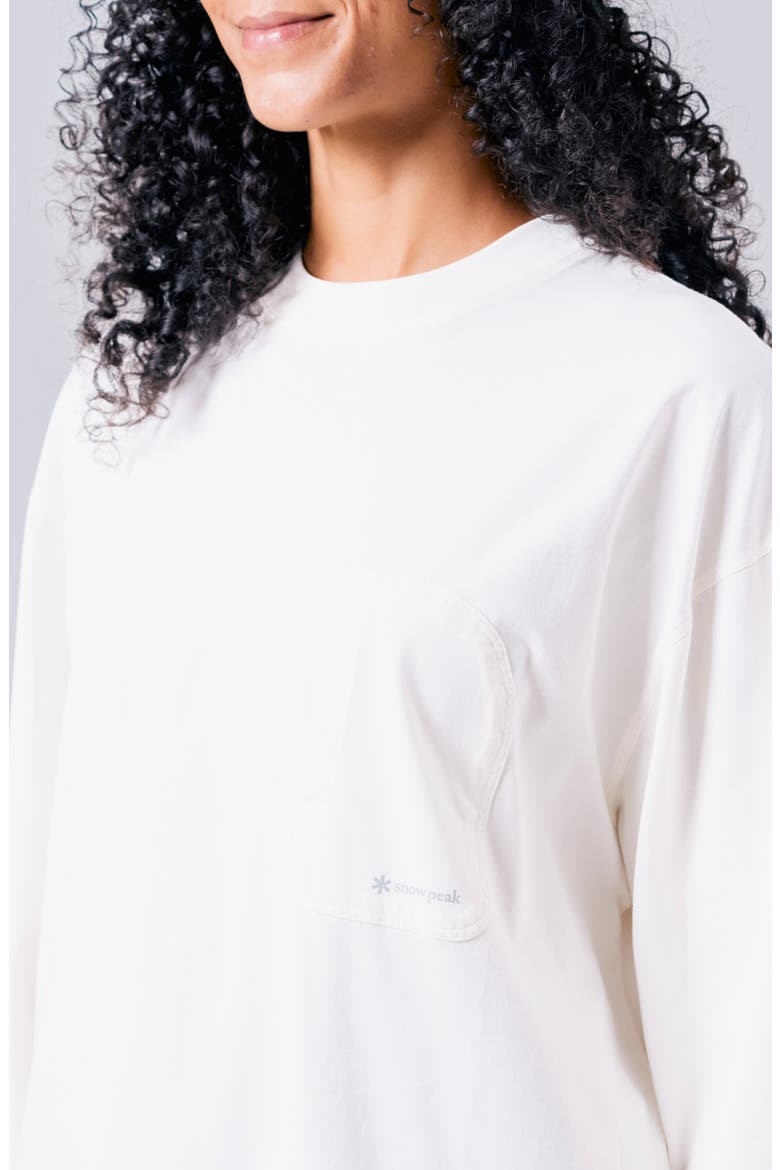 OG Mercerized Long Sleeve T-Shirt, Alternate, color, OFF WHITE
