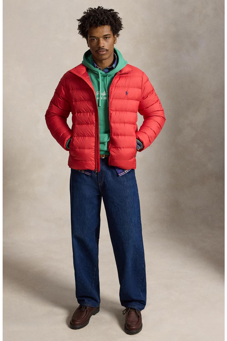 The Colden Water Repellent Packable Down Jacket, Alternate, color, RL 2000 RED