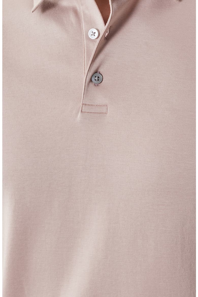 Georgia Pima Cotton Polo, Alternate, color, POWDERY CORAL