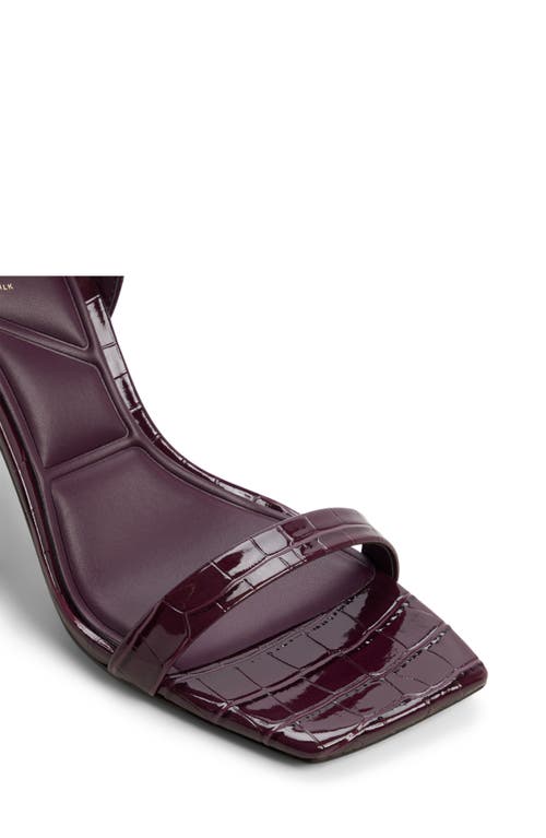 Aldo Azzira Ankle Strap Sandal In Burgundy