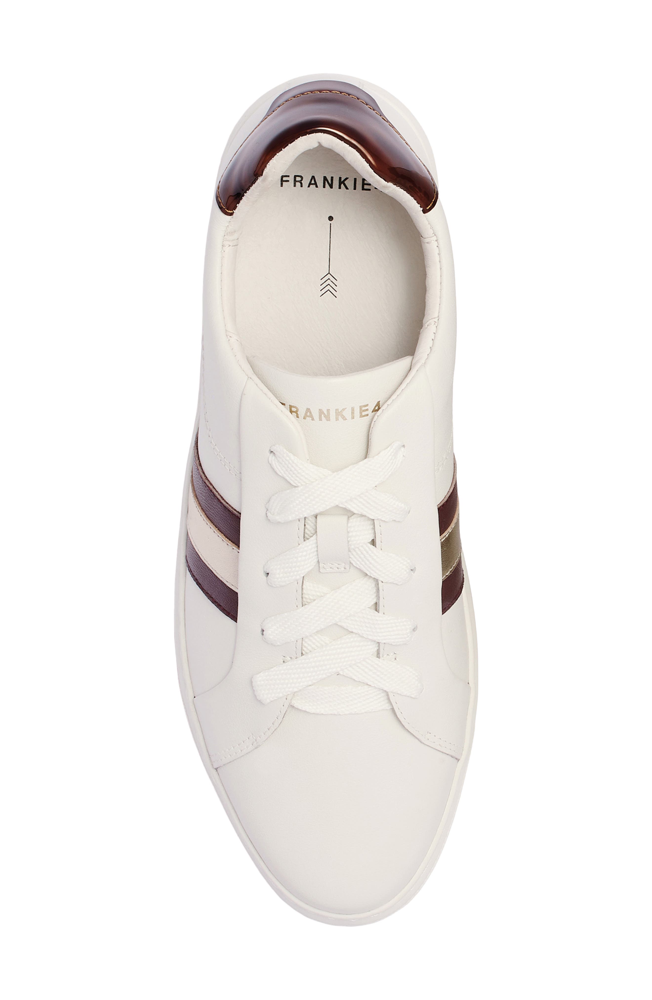 Riley II Platform Sneaker, Alternate, color, WHITE/ CHERRY