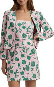 Favorite Daughter The Willow Floral Stretch Cotton Bolero Jacket