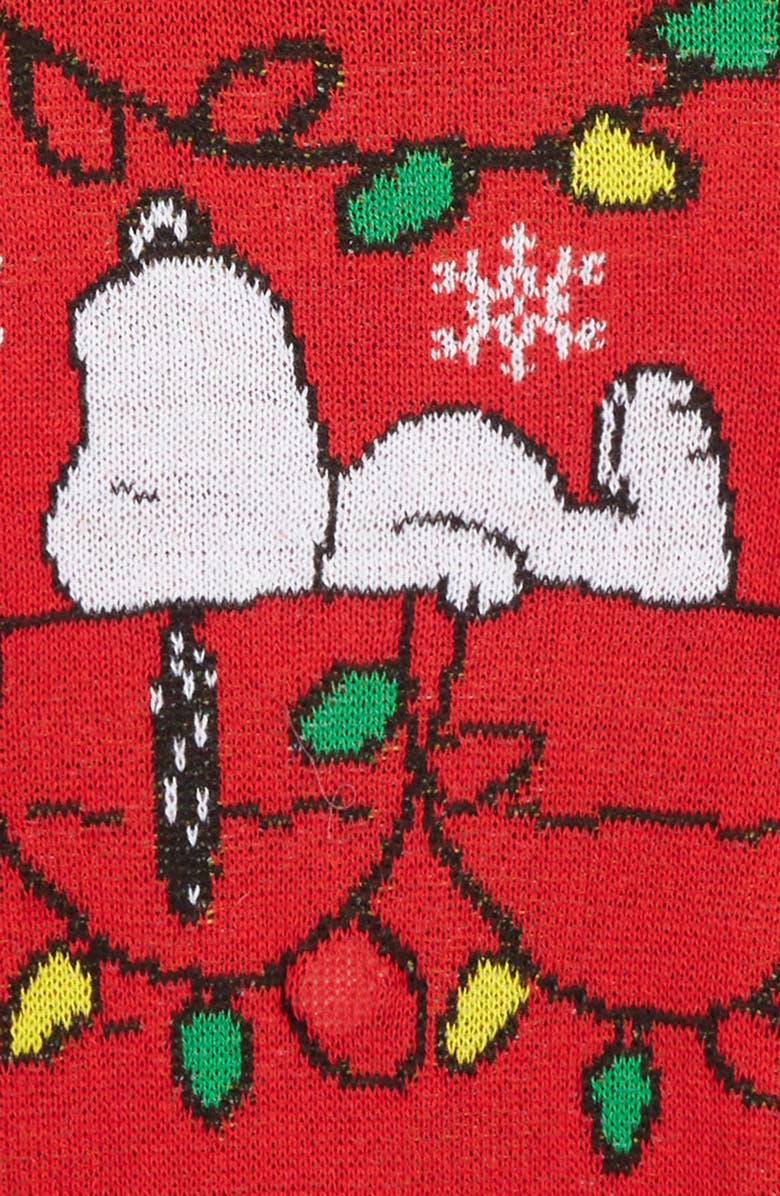 Jem x Peanuts<sup>®</sup> Snoopy<sup>®</sup> Light-Up Holiday Sweater, Alternate, color,