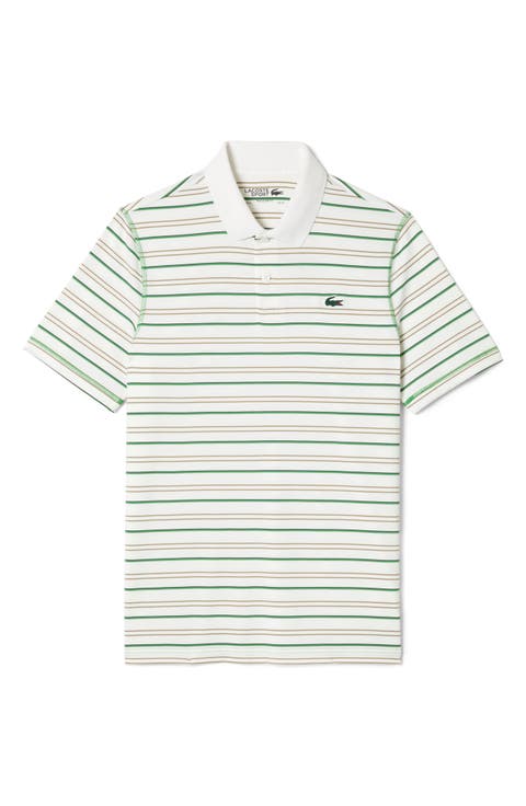 Stripe Stretch Polo Shirt