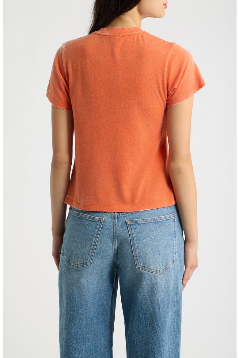 Let's Hang Around Graphic Tee, Alternate, color, POPPY ORANGE