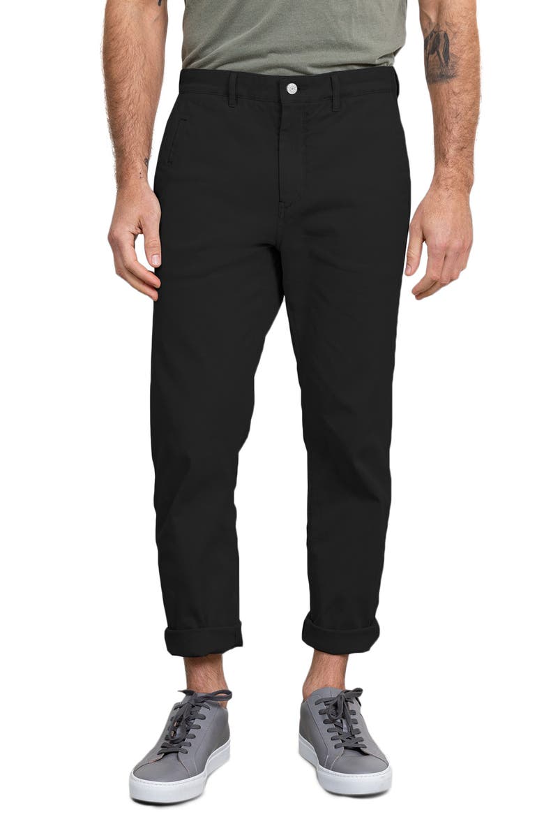 Thomas Cotton Twill Pants, Main, color, CHARCOAL