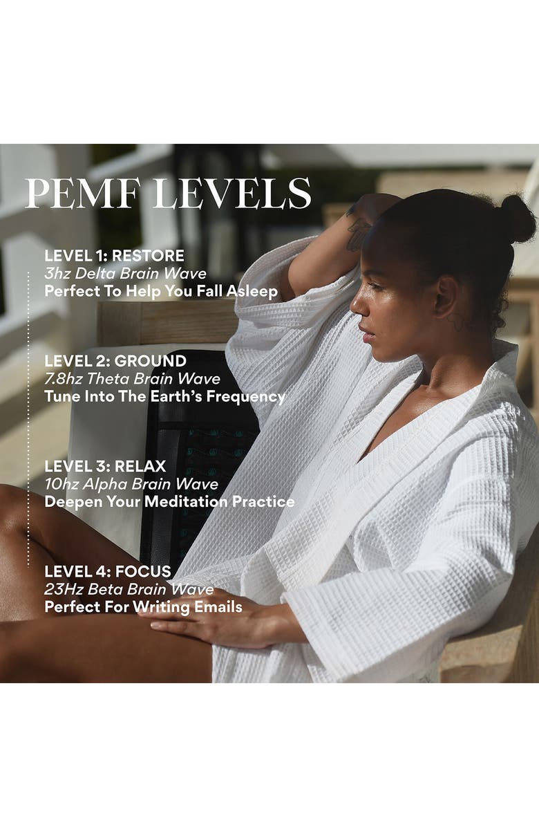 HigherDOSE Infrared PEMF GO Mat, Alternate, color, Black Multi