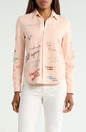 MOTHER The Foxy Boxy Cotton Shirt