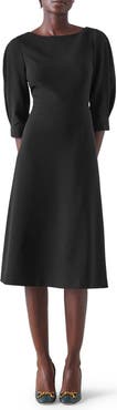 LK Bennett Lemoni A-line Midi Dress