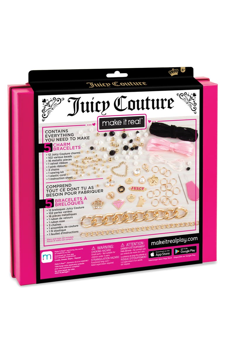 Juicy Couture Chains 
Charms Kit Create 5 Unique Bracelets, Alternate, color, Multicolored