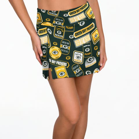 Women's Concepts Sport Hunter Green Green Bay Packers Grady Sleep Skort