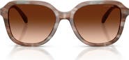 COACH 53mm Gradient Square Sunglasses
