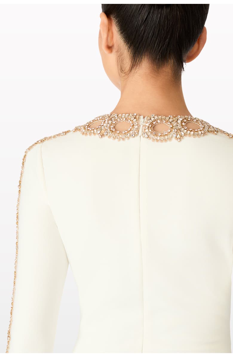 Jenny Packham Penny Gown, Alternate, color, Vanilla