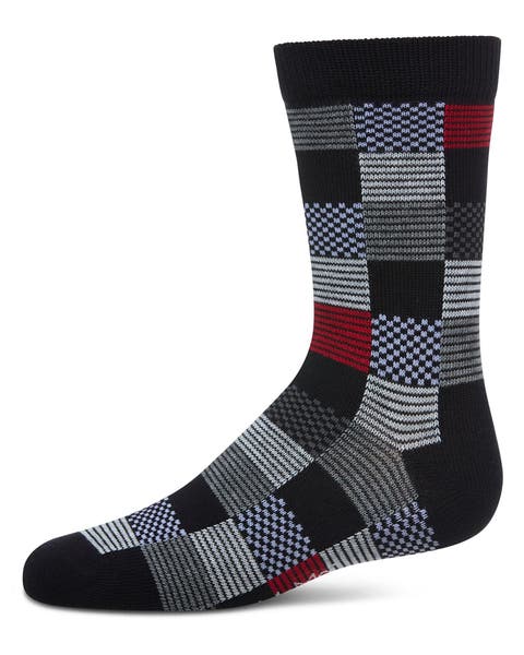 Checkerboard Crew Sock