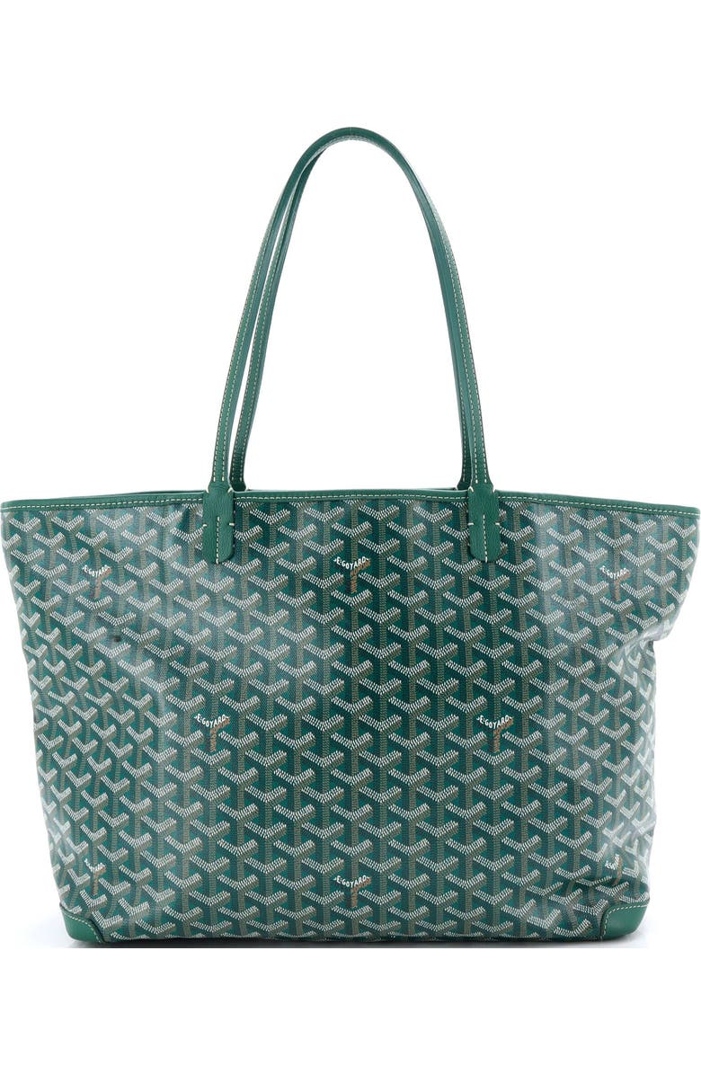 Pre-Owned Goyard Artois Tote Coated Canvas MM, Alternate, color, Green