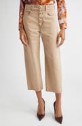 L'AGENCE Liora High Waist Crop Wide Leg Jeans