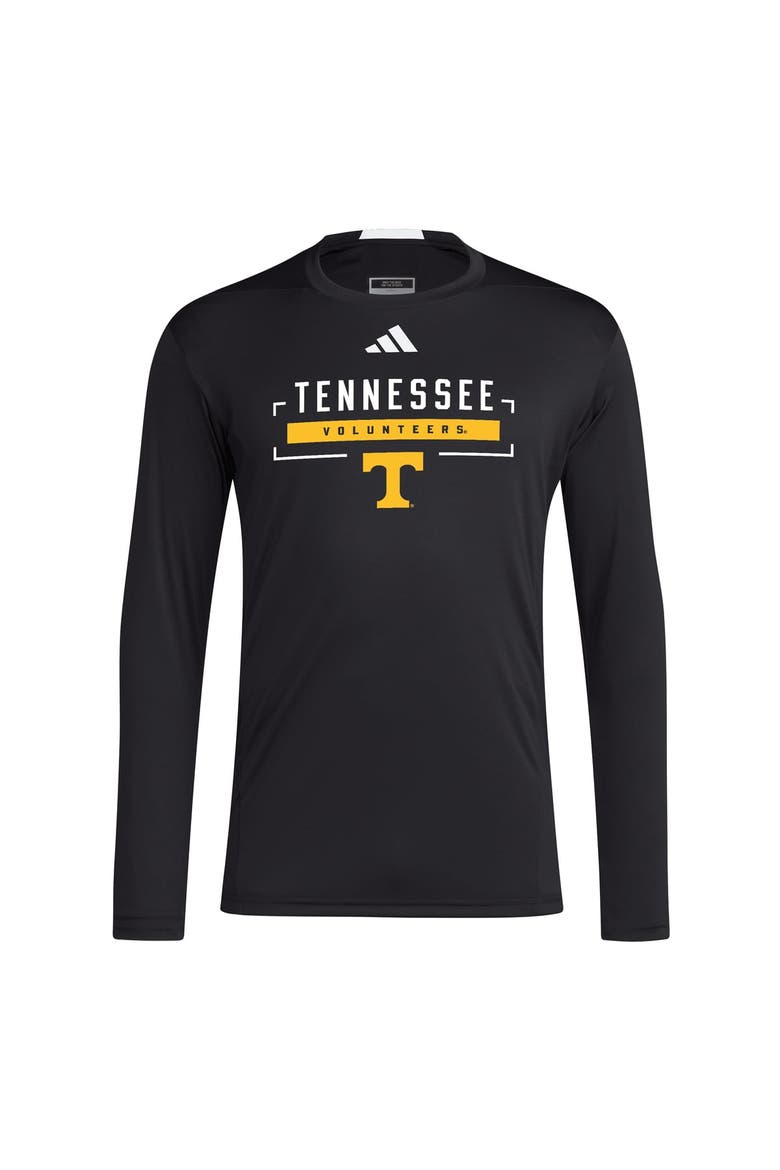 Men's adidas  Black Tennessee Volunteers D4T Long Sleeve T-Shirt, Alternate, color, Black