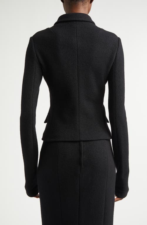 Dolce & Gabbana Black Wool Blazer In Black