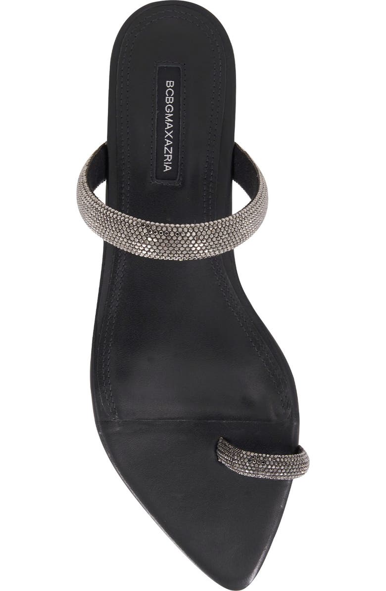 BCBGMAXAZRIA Pinot Pointed Toe Slide Sandal, Alternate, color, Black