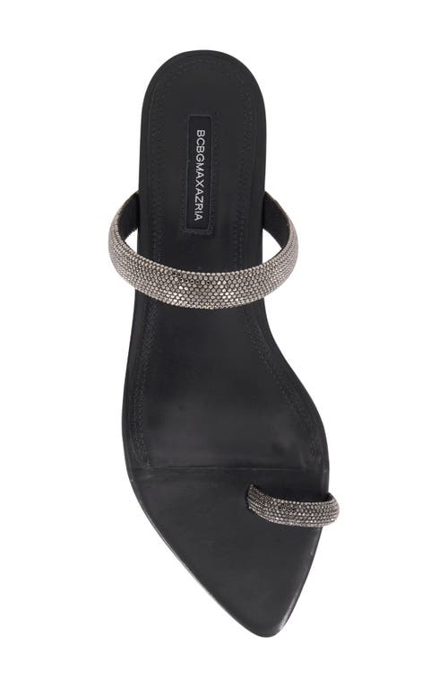 Bcbg Pinot Pointed Toe Slide Sandal In Black