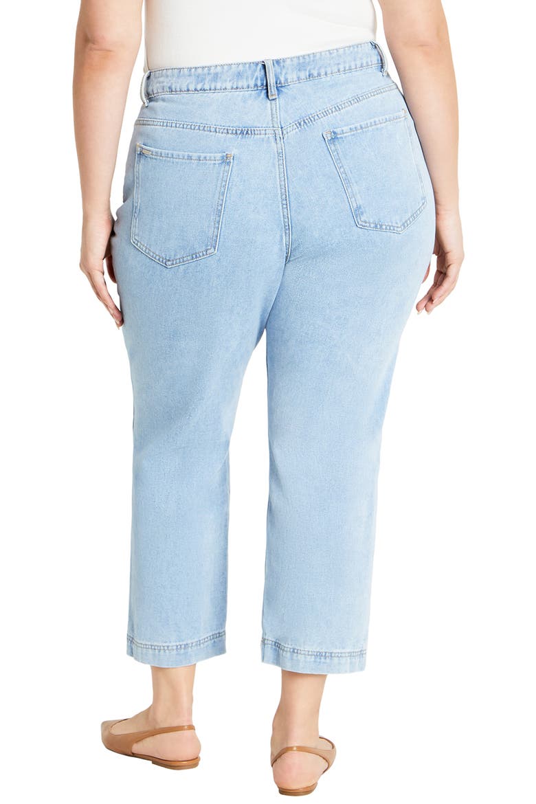Kenia Straight Jeans, Alternate, color, DENIM LIGHT