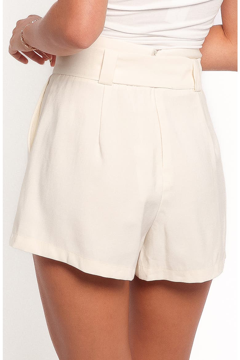 Kieran Lightweight Tie Waist Shorts, Alternate, color, IVORY